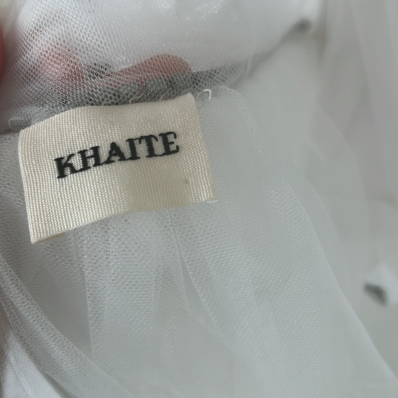 Like new KHAITE Trisha Puff-sleeve Tulle Dress - Picture 14 of 16